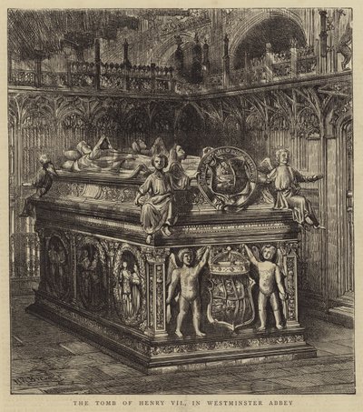 Grób Henryka VII w Opactwie Westminsterskim autorstwa Henry William Brewer
