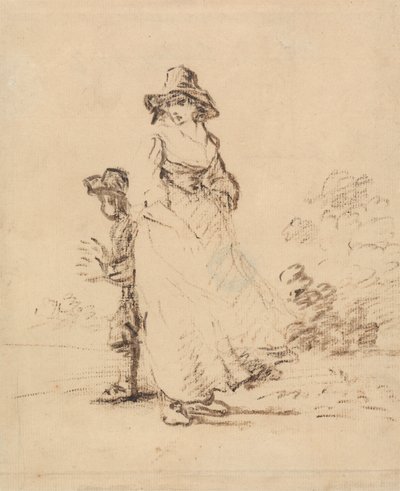 Wiejski chłopak i dziewczyna autorstwa Henry William Bunbury
