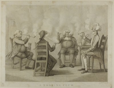 Klub dla palących autorstwa Henry William Bunbury