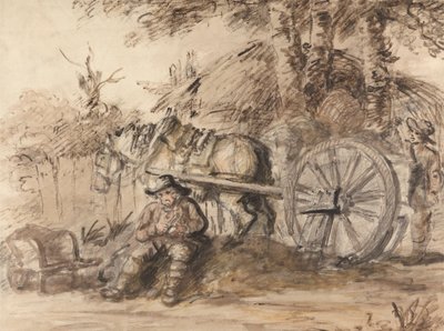 Картер наполняет свой Pipepolish autorstwa Henry William Bunbury