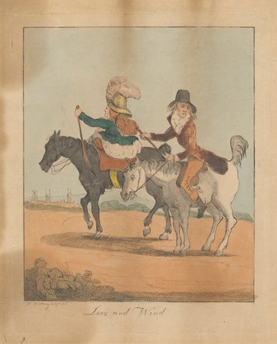 Miłość i wiatr autorstwa Henry William Bunbury