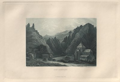 Malownicza i romantyczna Nadrenia: wieś Altenahr, 1928. autorstwa Henry Winkles