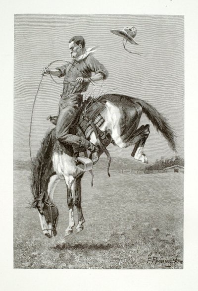 Bucking Bronco autorstwa Henry Wolf
