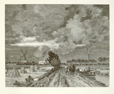Zbliżająca się burza (Canal St. Omer) autorstwa Henry Wolf