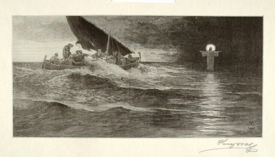 Chrystus kroczący po morzu autorstwa Henry Wolf