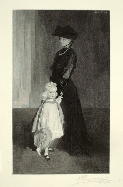 Christina (matka i córka) autorstwa Henry Wolf