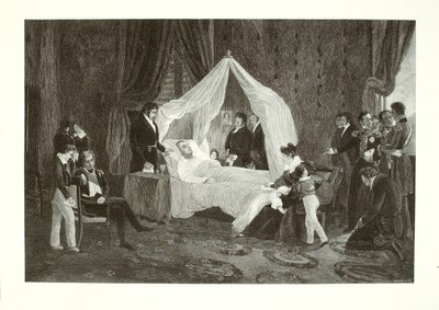 Śmierć Napoleona I autorstwa Henry Wolf