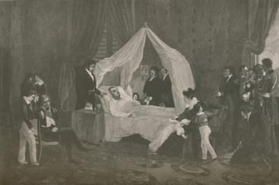 Śmierć Napoleona I, 1821, 1896 autorstwa Henry Wolf