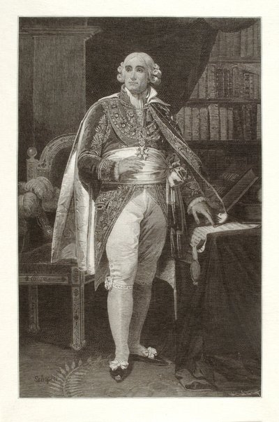 Jean Jacques Regis de Cambaceres, książę Parmy autorstwa Henry Wolf