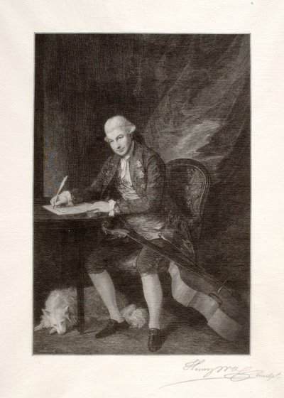 Karl Friedrich Abel autorstwa Henry Wolf