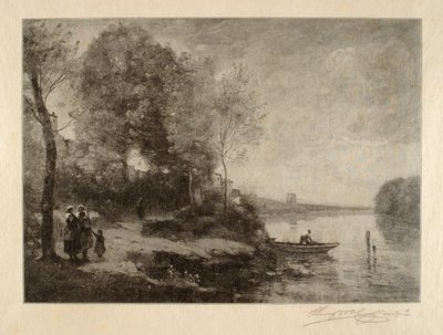 La Riviere a la Tour Lointaine autorstwa Henry Wolf