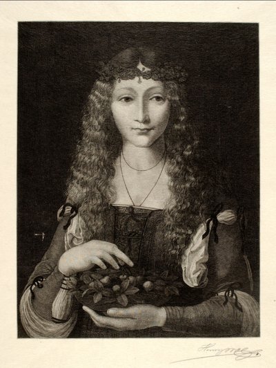 Portret dziewczyny autorstwa Henry Wolf