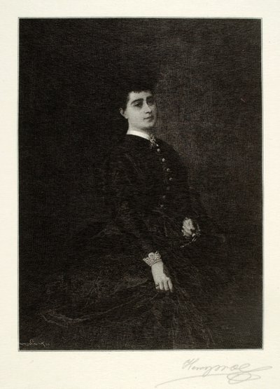 Portret hiszpańskiej damy autorstwa Henry Wolf