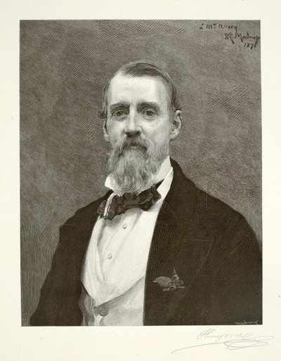 Samuel Putnam Avery autorstwa Henry Wolf