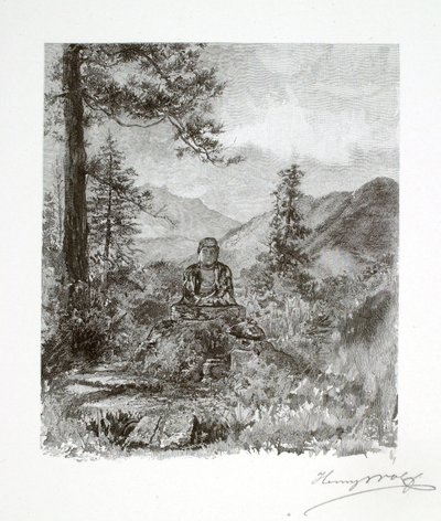 Posąg Oya Jizo autorstwa Henry Wolf