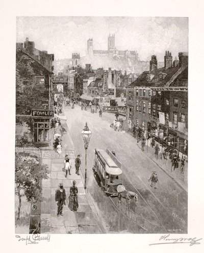 Katedra od strony High Street autorstwa Henry Wolf