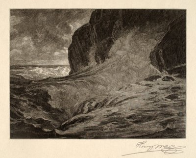 Wybrzeże Maine (The Onrush) autorstwa Henry Wolf