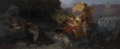 Kuszenie św. Hieronima autorstwa Henryk Siemiradzki