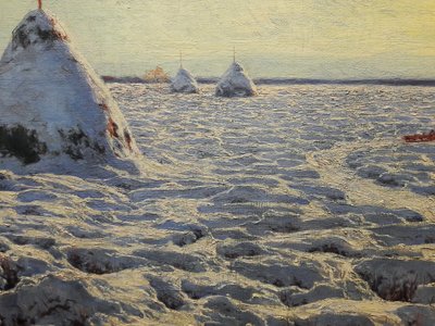 Litewskie bagna pod śniegiem autorstwa Henryk Weyssenhoff