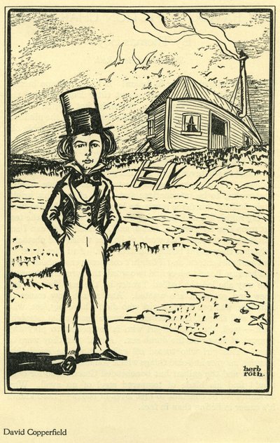 David Copperfield, z książki My Favorite Fiction Character autorstwa Thomasa Boyda, w The Bookman autorstwa Herb Roth