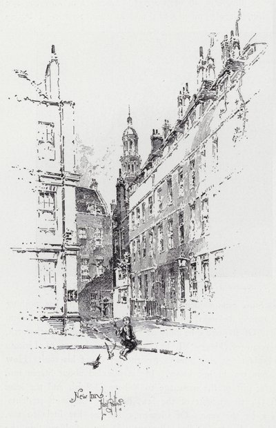 Nowa Karczma (grawerowanie) autorstwa Herbert (after) Railton