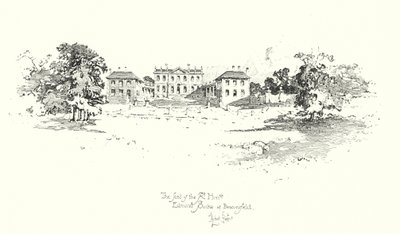 Siedziba Edmunda Burke, Beaconsfield (lito) autorstwa Herbert (after) Railton