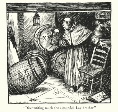 Ingoldsby Legends: A Lay of St Dunstan (litografia) autorstwa Herbert Cole