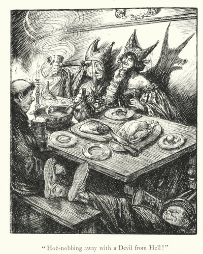 Ingoldsby Legends: A Lay of St Nicholas (litografia) autorstwa Herbert Cole