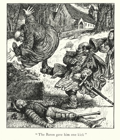 Ingoldsby Legends: Grey Dolphin (litografia) autorstwa Herbert Cole