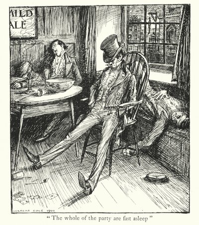 Legendy Ingoldsby: Historia szanownego pana Sucklethumbkina (litografia) autorstwa Herbert Cole