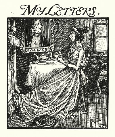 Ingoldsby Legends: Moje listy (litografia) autorstwa Herbert Cole