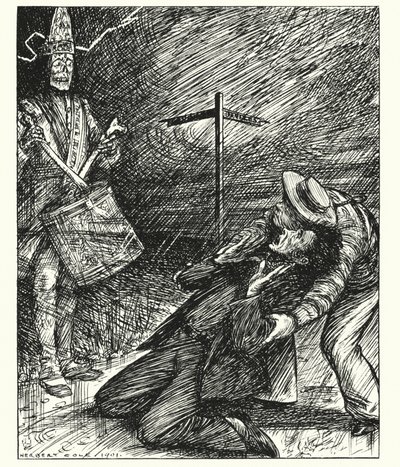 Ingoldsby Legends: The Dead Drummer (litografia) autorstwa Herbert Cole