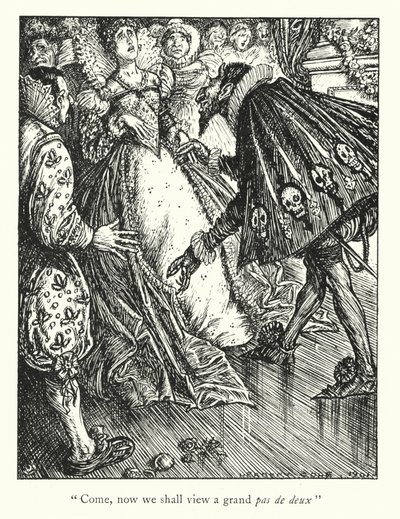 Ingoldsby Legends: The House-Warming (litografia) autorstwa Herbert Cole