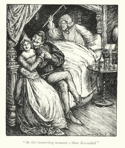 Ingoldsby Legends: Lady Rohesia (litografia) autorstwa Herbert Cole