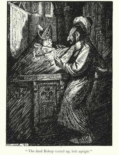 Legendy Ingoldsby: The Lay of St Aloys (litho) autorstwa Herbert Cole