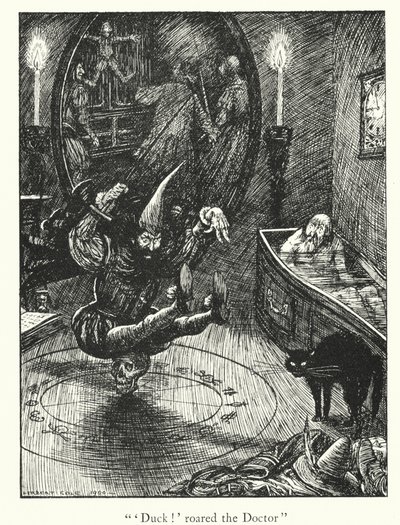 Ingoldsby Legends: Pijawka z Folkestone (litografia) autorstwa Herbert Cole