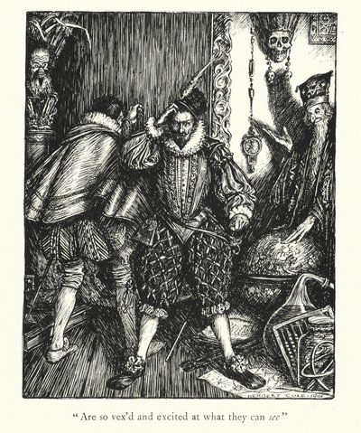 Ingoldsby Legends: Władca Tuluzy (litografia) autorstwa Herbert Cole