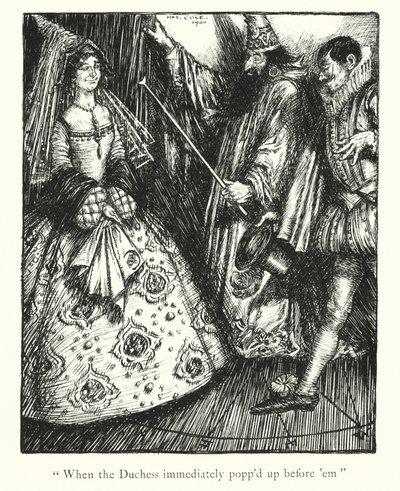 Ingoldsby Legends: Tragedia (litografia) autorstwa Herbert Cole