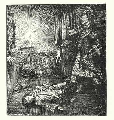 Ingoldsby Legends: Dzień ślubu (litografia) autorstwa Herbert Cole