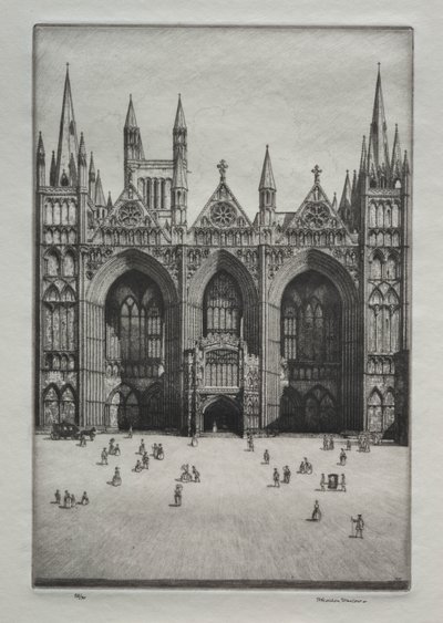 Katedra w Peterborough autorstwa Herbert Gordon Warlow
