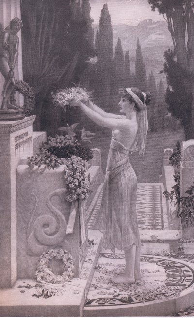 Jej pierwsza ofiara z Bibbys Annual, 1916-1917 autorstwa Herbert Gustave Schmalz