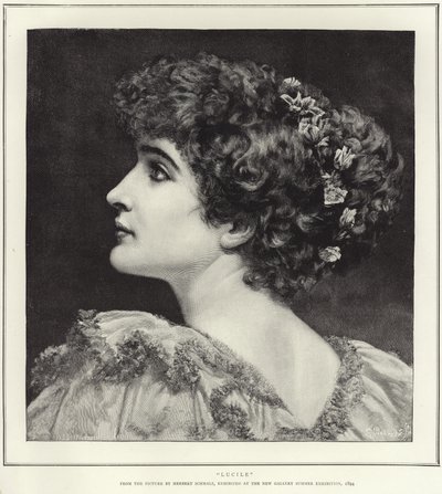 Lucille, autor: Herbert Schmalz autorstwa Herbert Gustave Schmalz