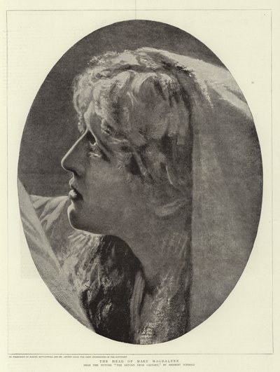 Głowa Marii Magdaleny autorstwa Herbert Gustave Schmalz