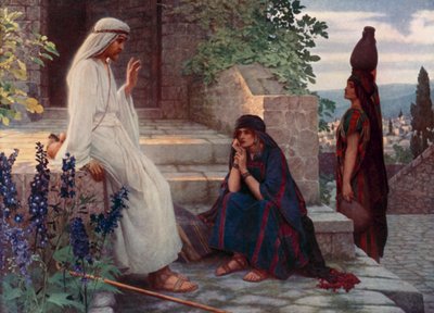 Dom w Betanii autorstwa Herbert Gustave Schmalz