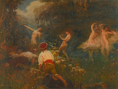 Pierwszy szkic dla The Vintage Morn autorstwa Herbert James Draper