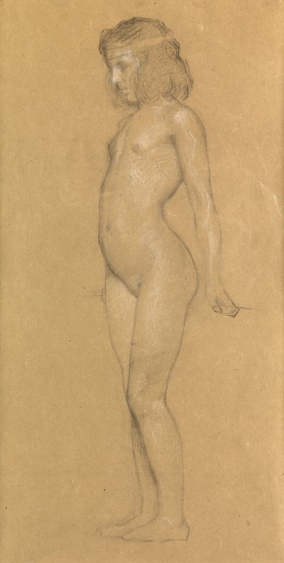 Studium do „Sledzących chmur chwały”, 1898 autorstwa Herbert James Draper