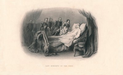 Ostatnie chwile cara, ok. 1857. autorstwa Herbert Bourne