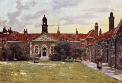 Szpital Emmanuel, Westminster (kolor lito) autorstwa Herbert Menzies (after) Marshall