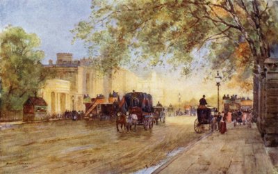 Hyde Park Corner (kolor lito) autorstwa Herbert Menzies (after) Marshall