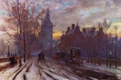 Nabrzeże Westminsterskie (kolor lito) autorstwa Herbert Menzies (after) Marshall